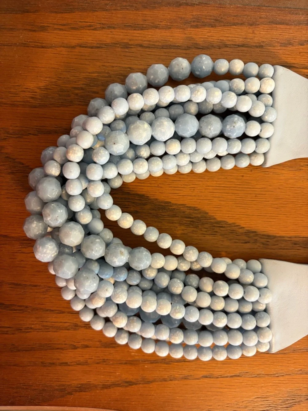 Fairchild Baldwin Multi-Strand Beaded Statement Necklace - Cornflower - Picture 2 of 5